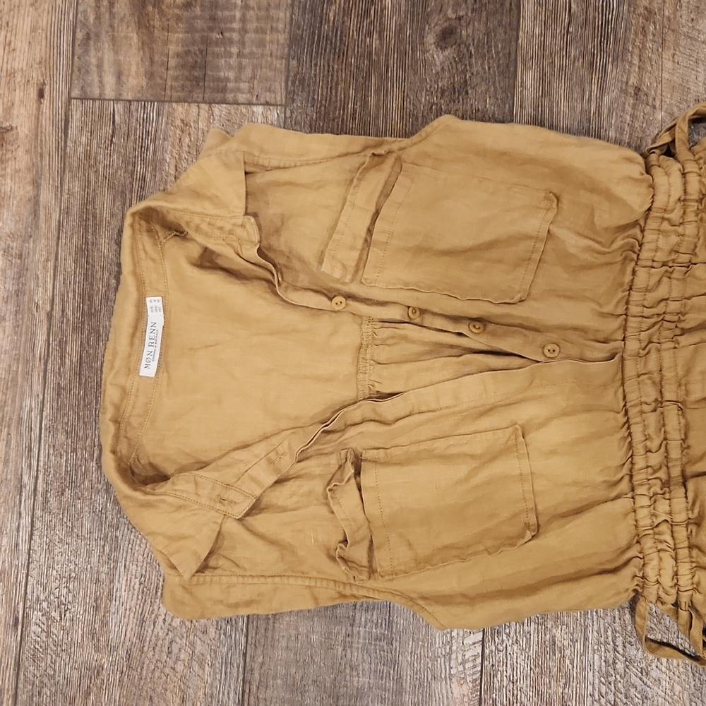 Mon Renn Linen Romper - Picture 2 of 4